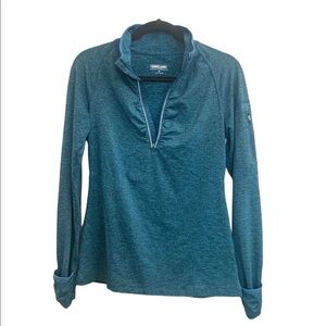 Blue Half Zip Running Jacket Long Sleeve Pullover Size‎ S